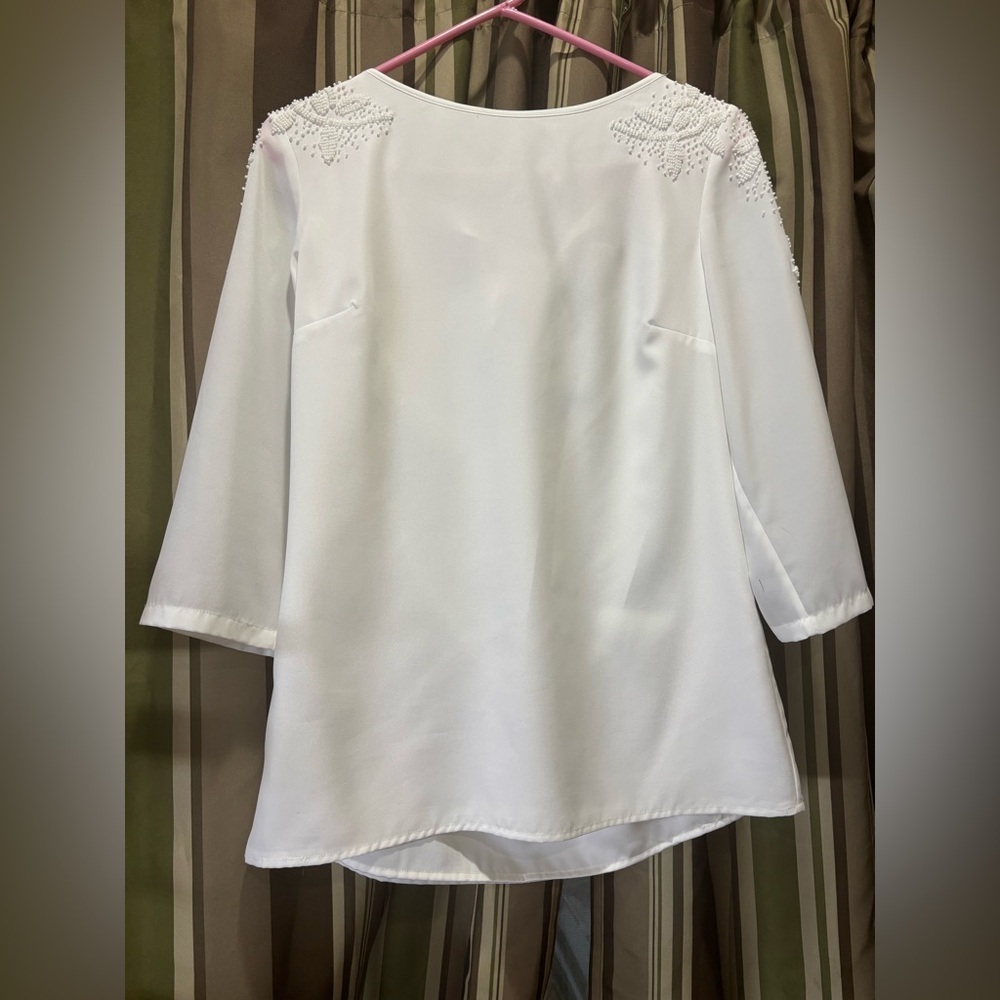 Antonio Melani beaded top with tie back - Picture 8 of 11